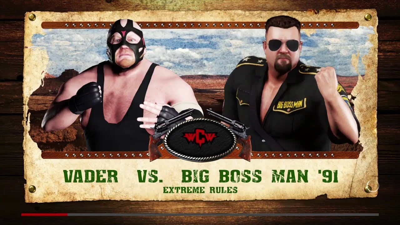 Vader vs The Boss. Spring Stampede 94. WWE 2K18
