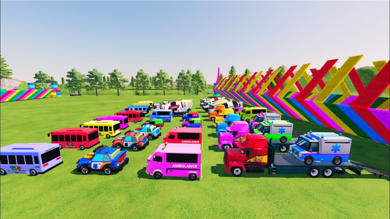 TRANSPORTING ALL, TRUCK, EXCAVATOR, CONCRETE MIXER TRANSPORT TO GARAGE - FS22