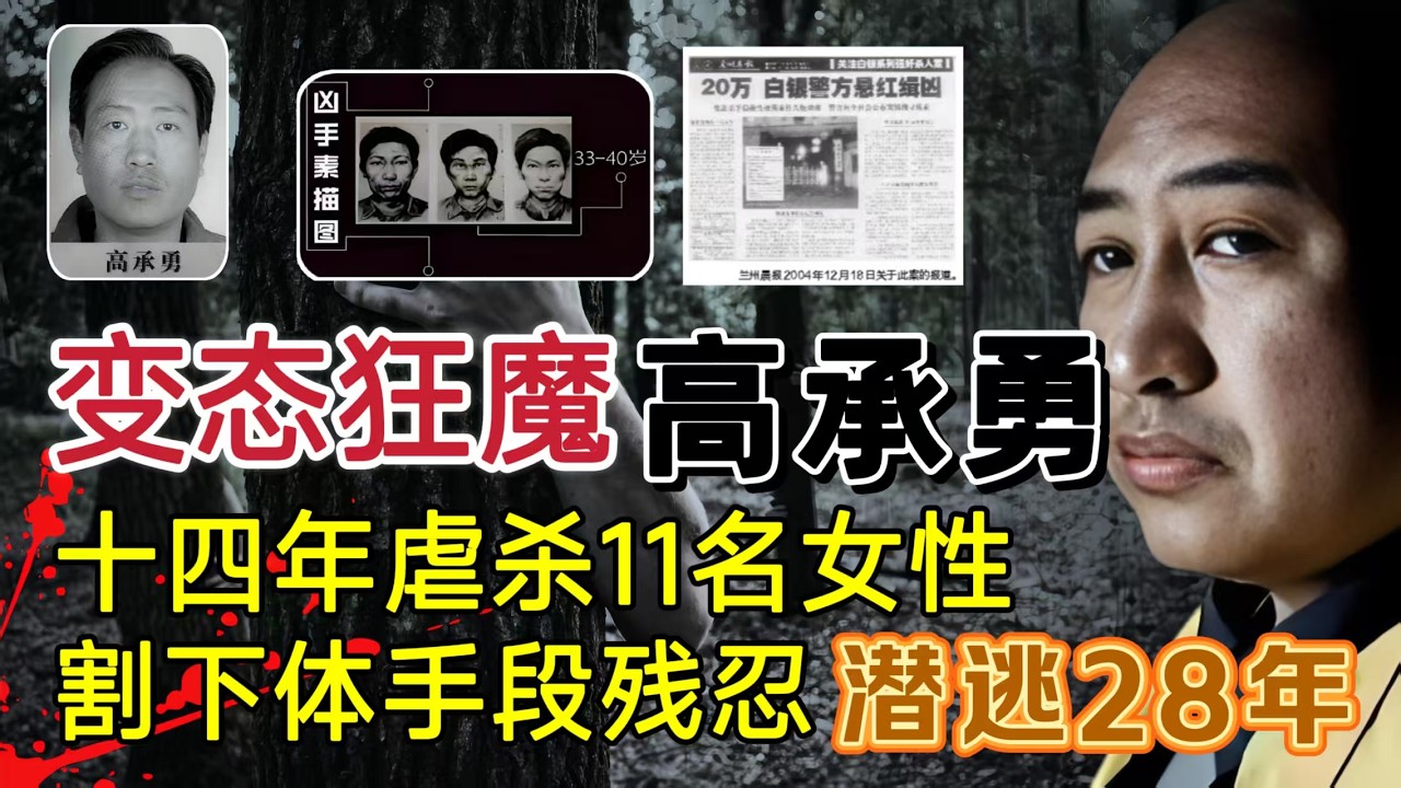 中国第一悬案，11名女性受害，被割下体、28年才抓到凶手，深度解析【白银案】#案件調查 #大案紀實 #奇闻大案故事会