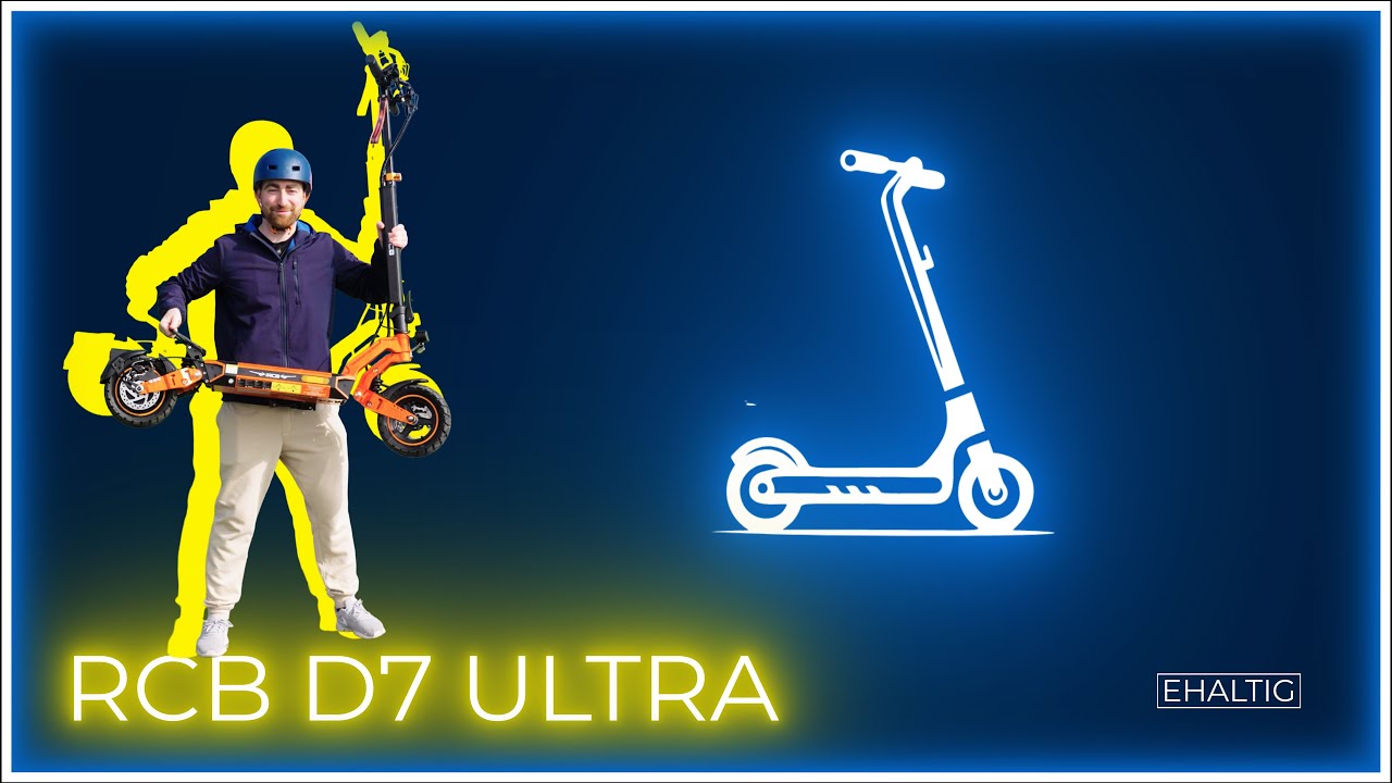 Der RCB D7 Ultra ABE E-Scooter im Test