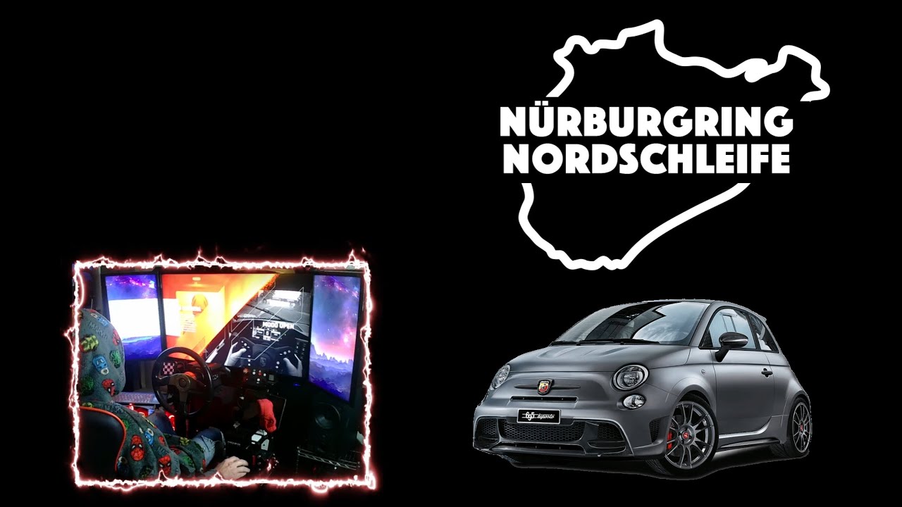 Fiat Abarth 695 Biposto Nordschleife -1 vuelta🏁- assetto corsa evo ACEVO CINEMATIC REPLAY 