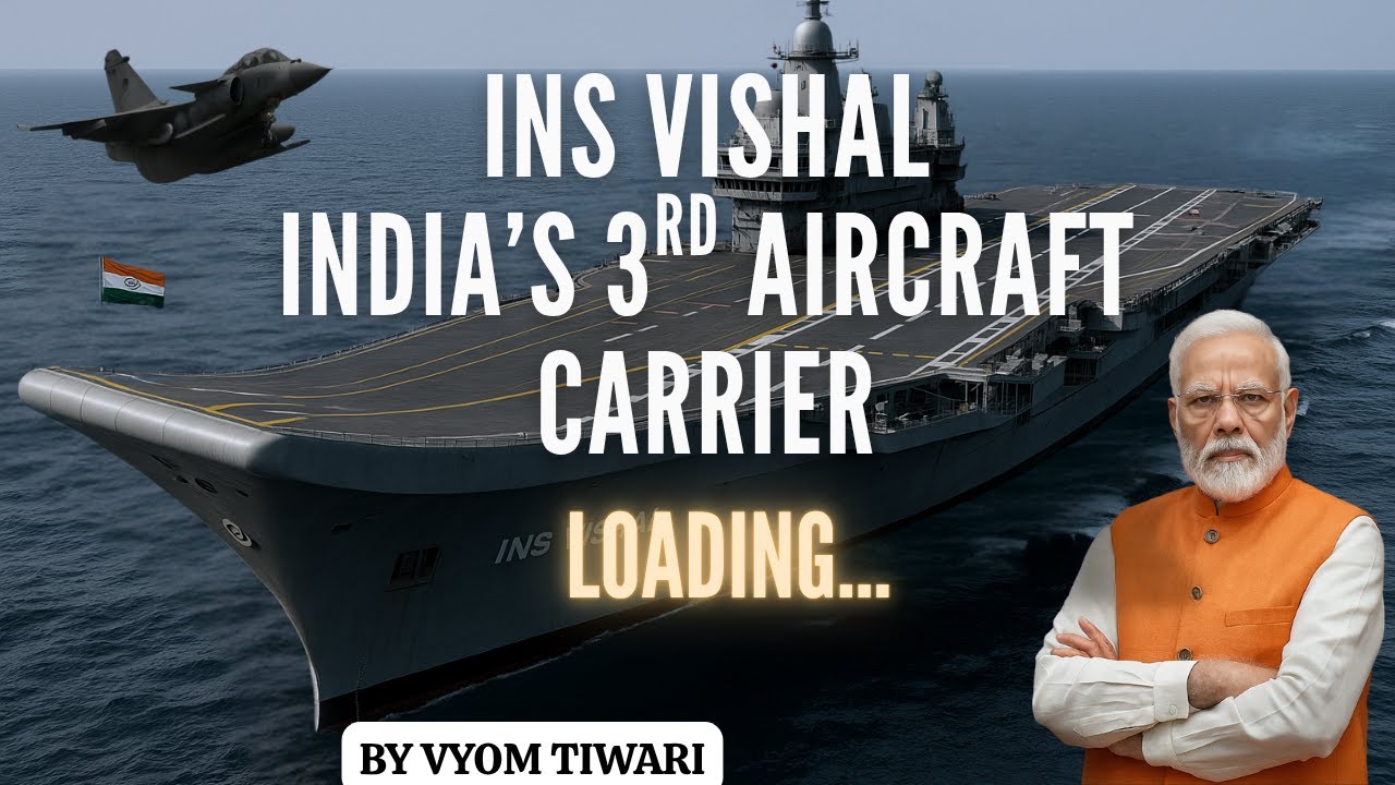 INS Vishal India's 3rd Aircraft Carrier is coming soon | Indian Navy | King of Indian Ocean