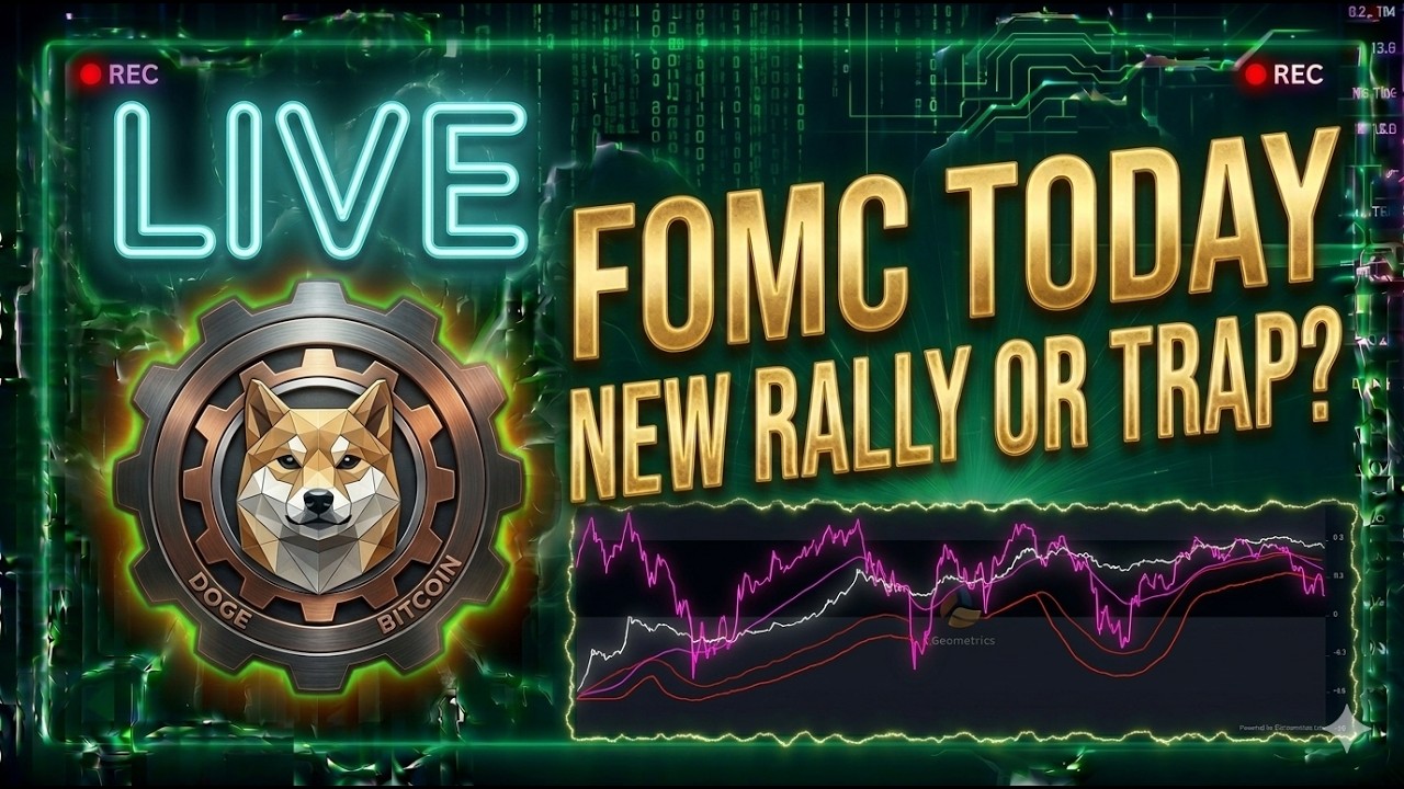 FOMC Today! Rally or TRAP? Preparing For End of Bitcoin Bear Market! Bitcoin, Dogecoin, MSTR LIVE