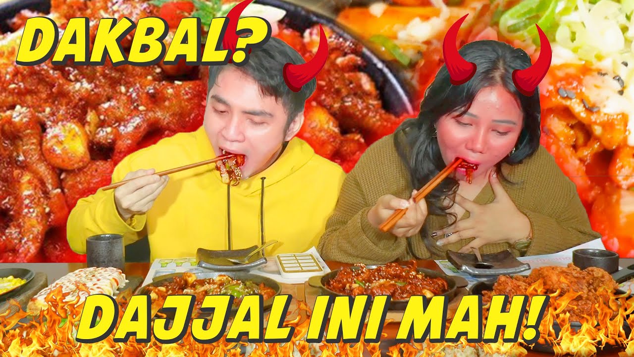 DAKBAL!!! CEKER AYAM KOREA PEDES MAMPUS! - Mukbang Curhat