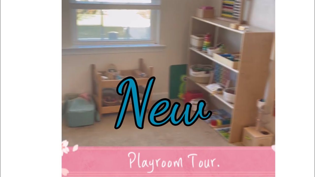 Playroom Tour for 2 and 4 Year Old. Toy Rotation
