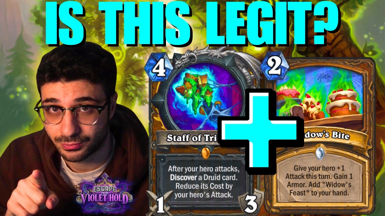 НОВЫЙ Свинг Друид в топ-200 Легенды: Обзор колоды + Геймплей | Hearthstone Violet Hold