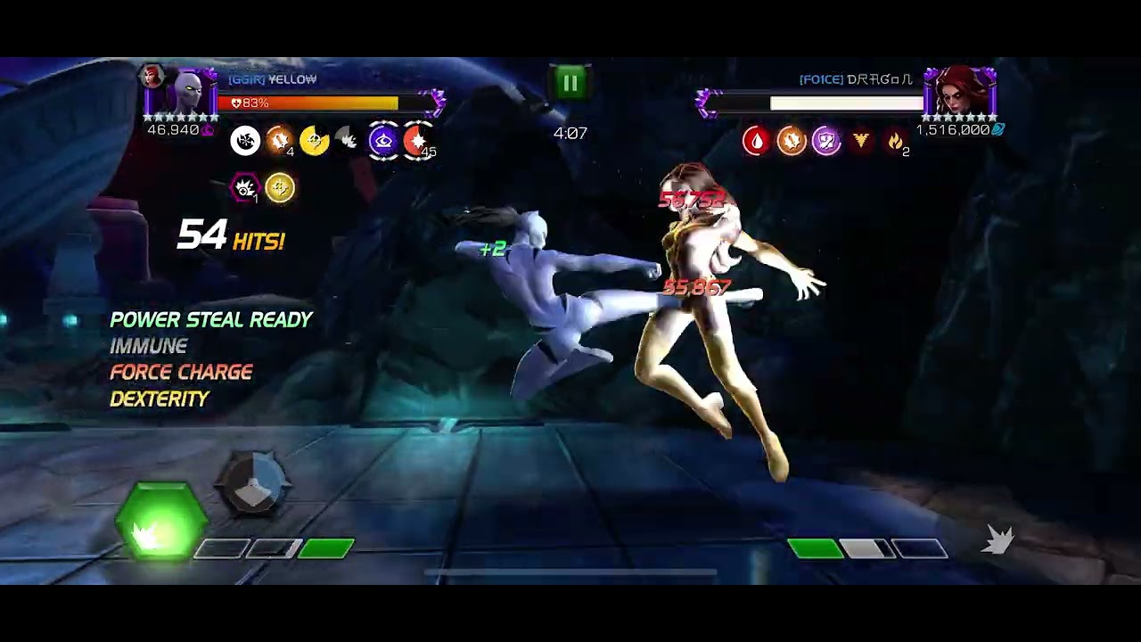 White Tiger vs Dark Phoenix node 2 (Big Thing old)