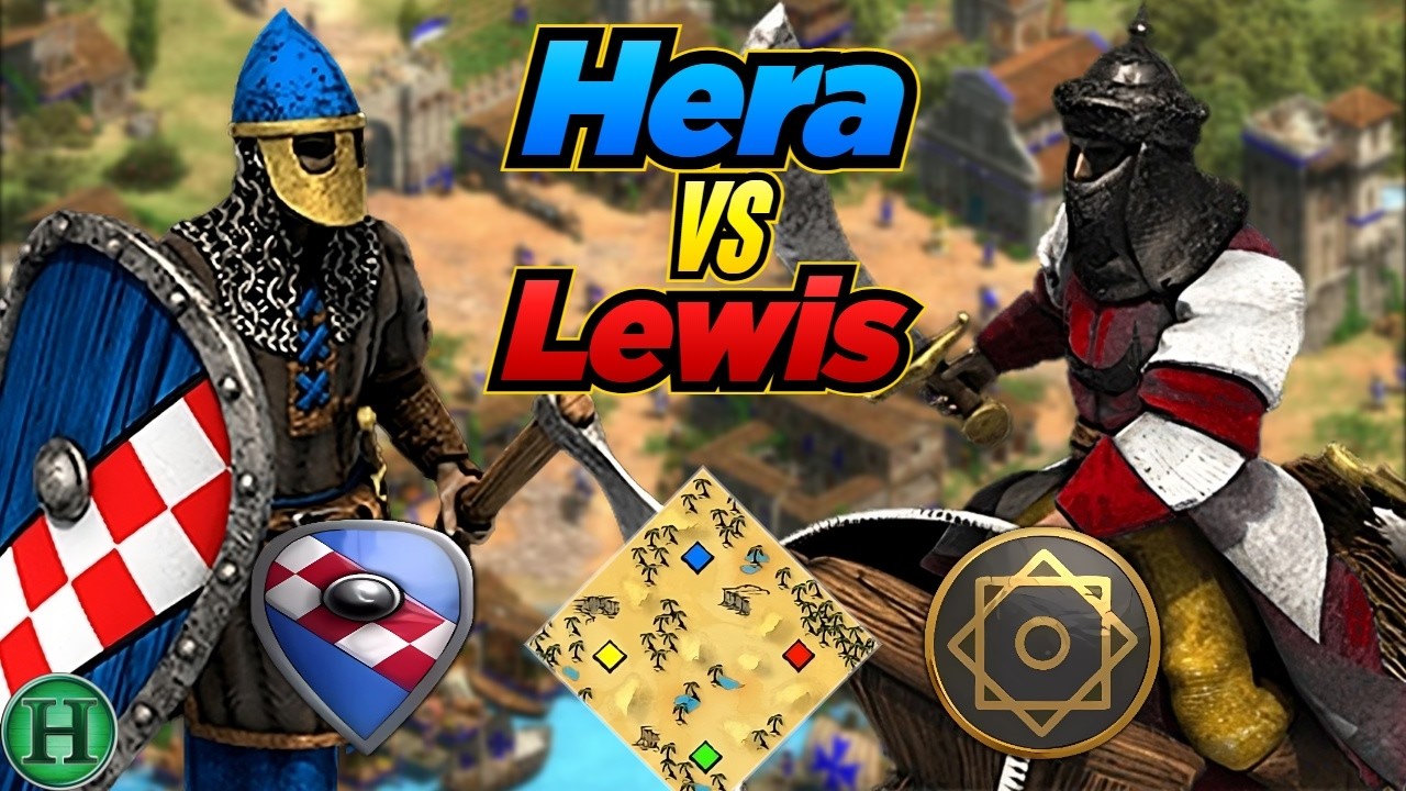 Sicilians vs Saracens | 1v1 Arabia | vs Lewis | AoE2