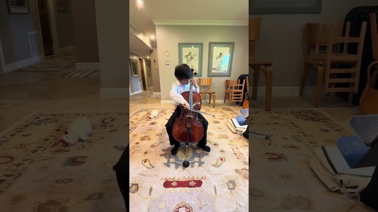 Scherzo, C. M von Webster, Yusuke, 7, The Kaboff Cello School