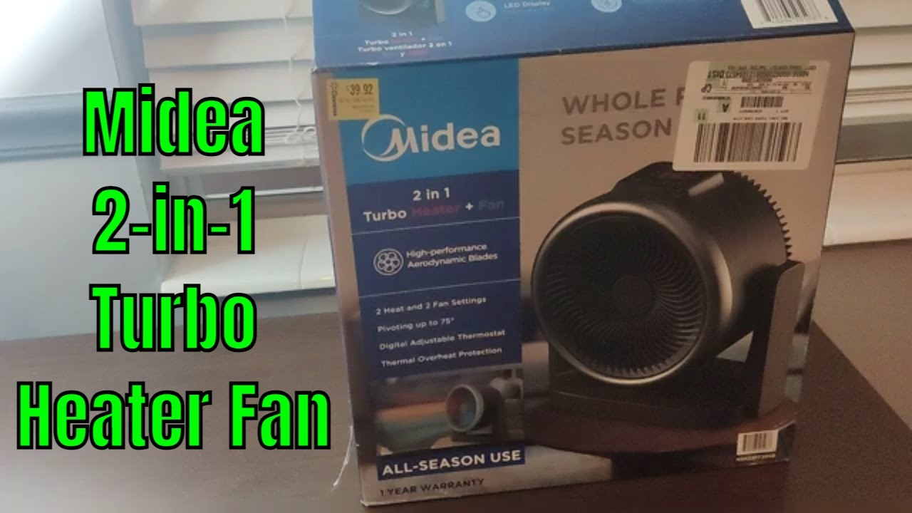 Турбовентилятор Midea 2-в-1 | Распаковка