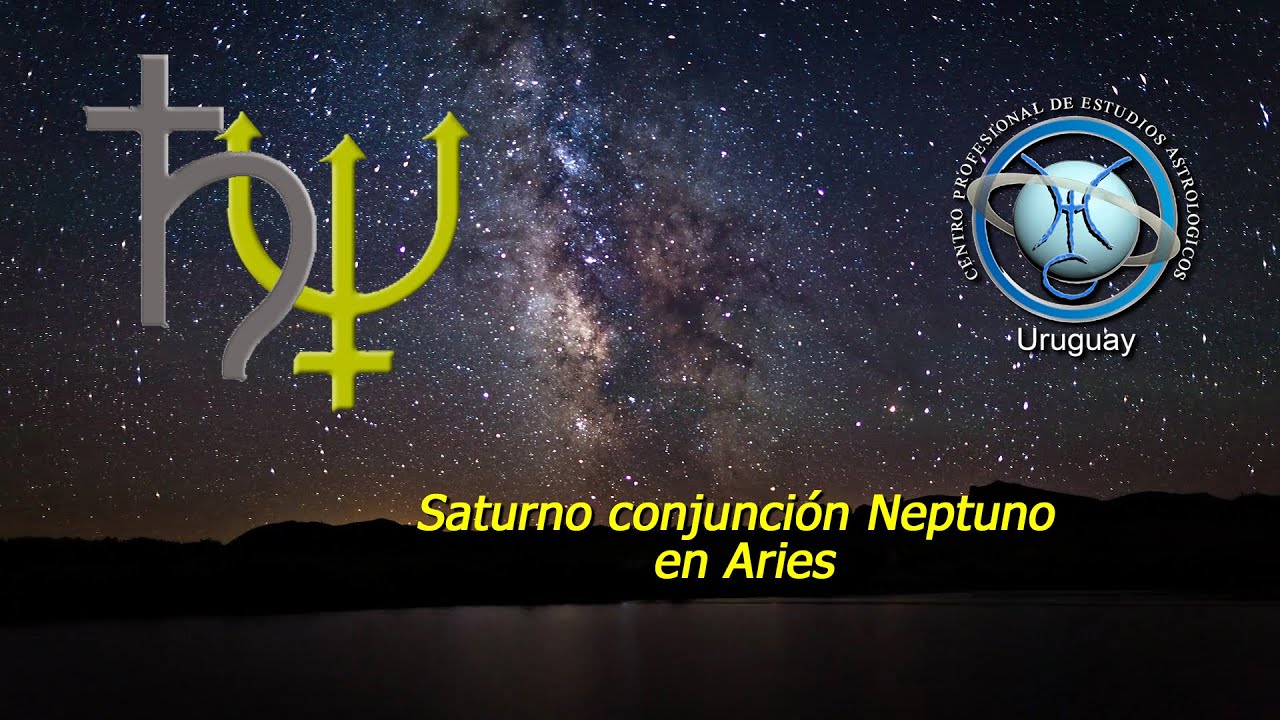 Conjunción Saturno Neptuno en Aries
