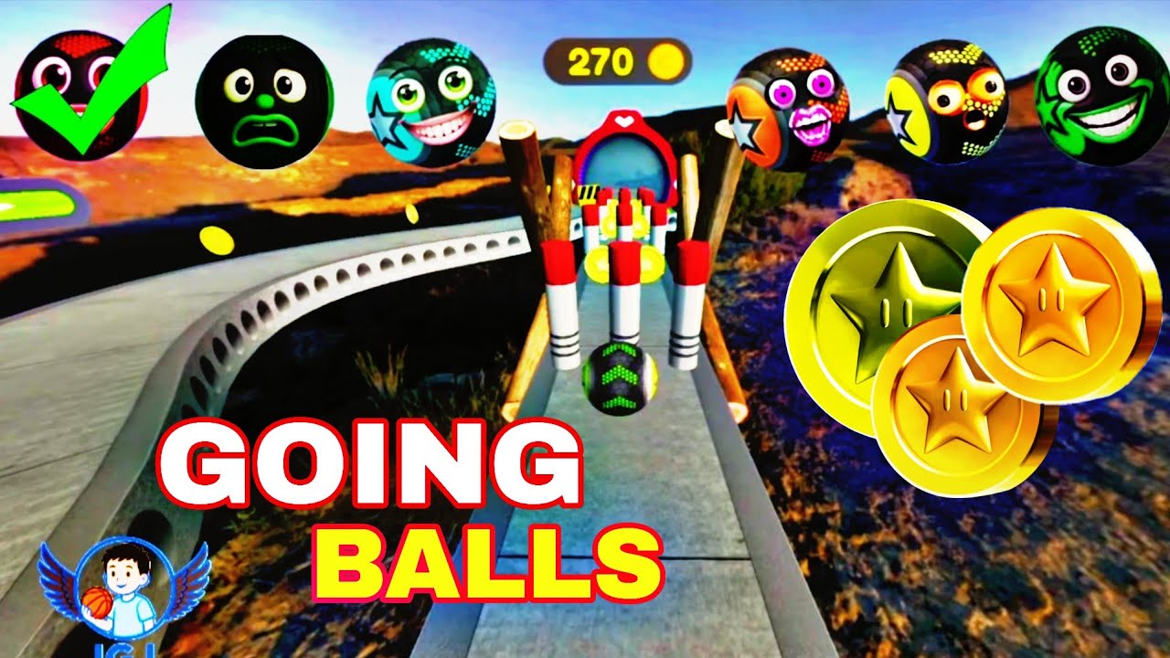 Funny Speedrun Going Balls Gameplay Level  New Update.Infinity Gaming JR