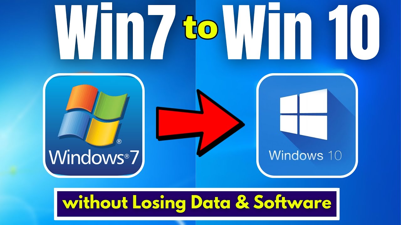 Обновитесь с Windows 7 до Windows 10 БЕСПЛАТНО в 2024 году | Это просто, быстро и БЕСПЛАТНО