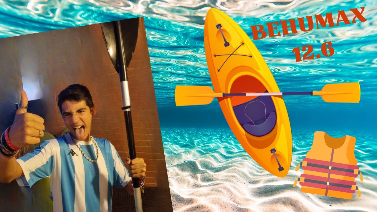 Montaje y prueba del kayak BEHUMAX be wave 12.6 IMPRESIONANTE!!