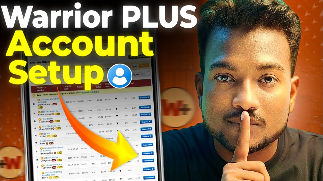 WarriorPlus Complete Account Setup (Step-by-Step) &mdash; Start Affiliate Marketing Today
