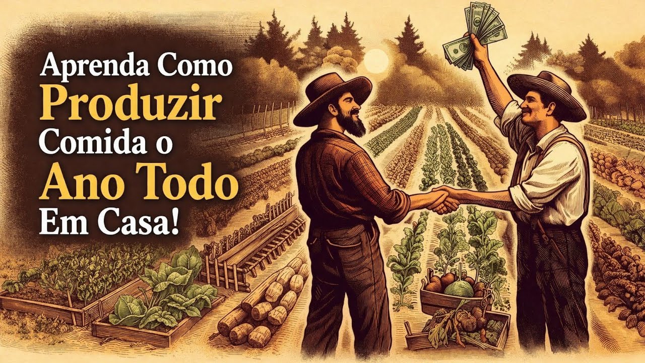 Aprenda Como Produzir Comida o Ano Todo em Casa.