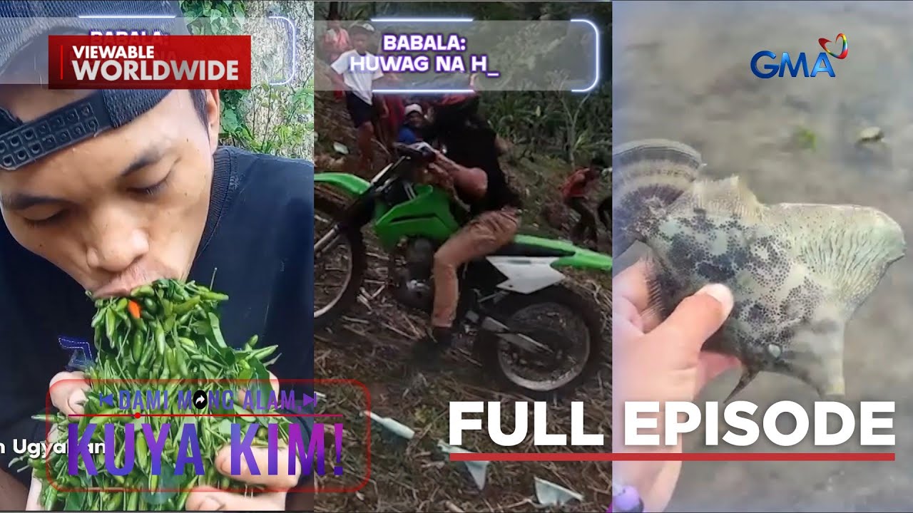 Kakaibang isda, hinuhuli ng kamay?; Lalaki, kayang kumain ng labuyo? | Dami Mong Alam, Kuya Kim!