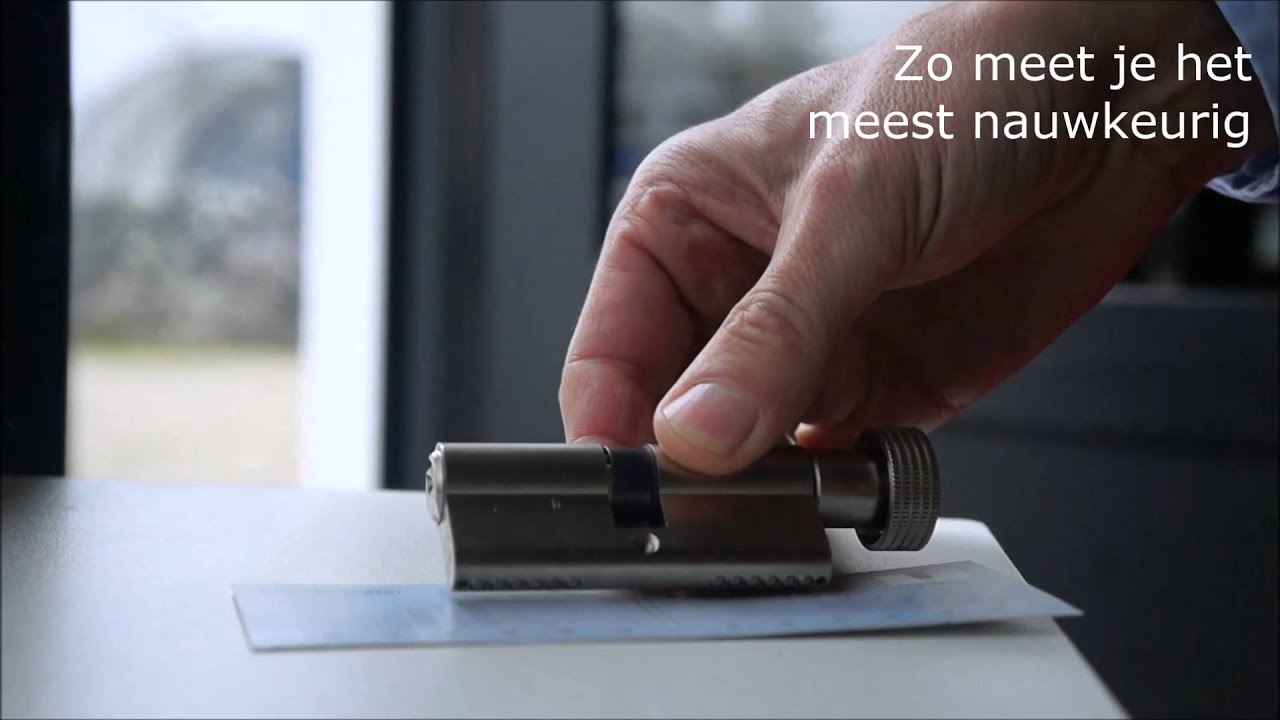 Hoe meet je een cilinder op?
