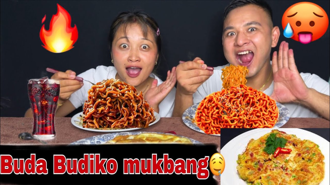 Spicy 2PM Noodles Buda budi ko Mukbang🔥||Sujan layi fakayi fakayi Mukbang gariyo😅