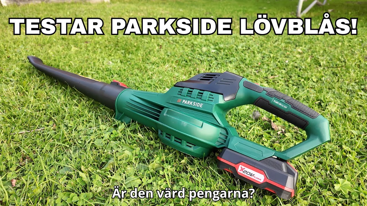 TESTAR PARKSIDE LÖVBLÅS FRÅN LIDL! -Är den värd pengarna?⚠️