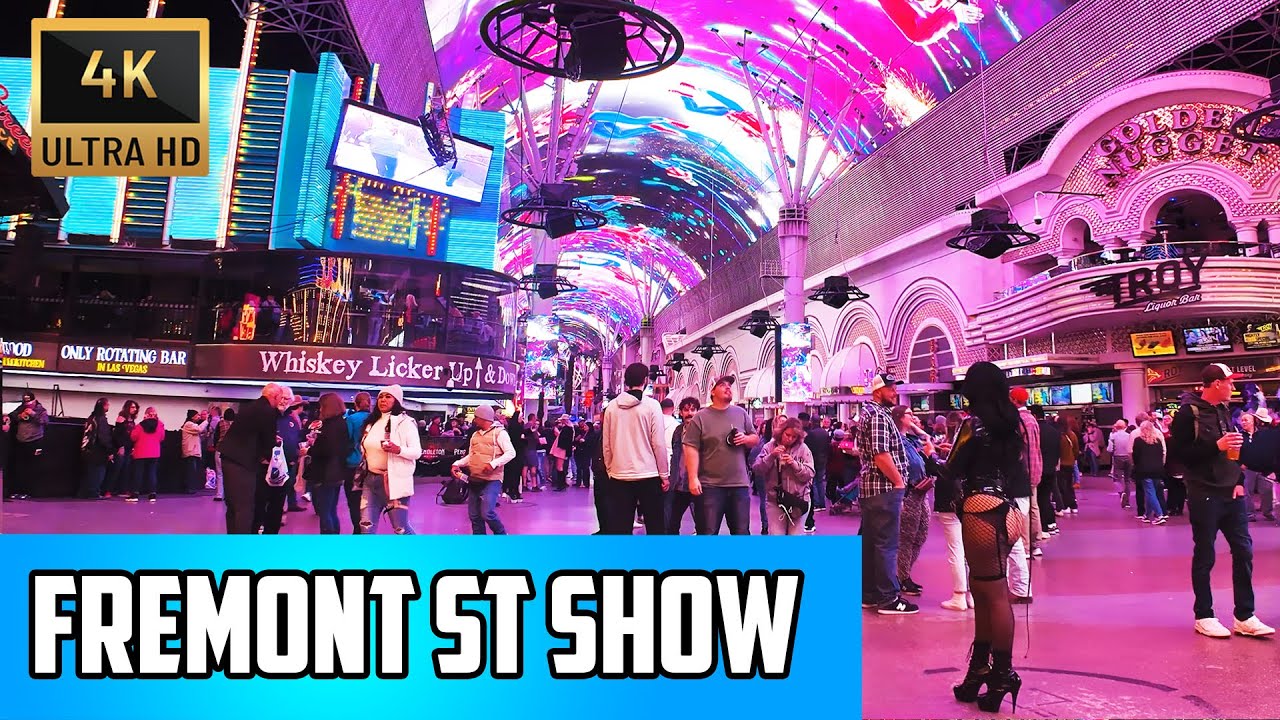 Fremont Street Experience In Vegas - Light Show Featuring Katy Perry