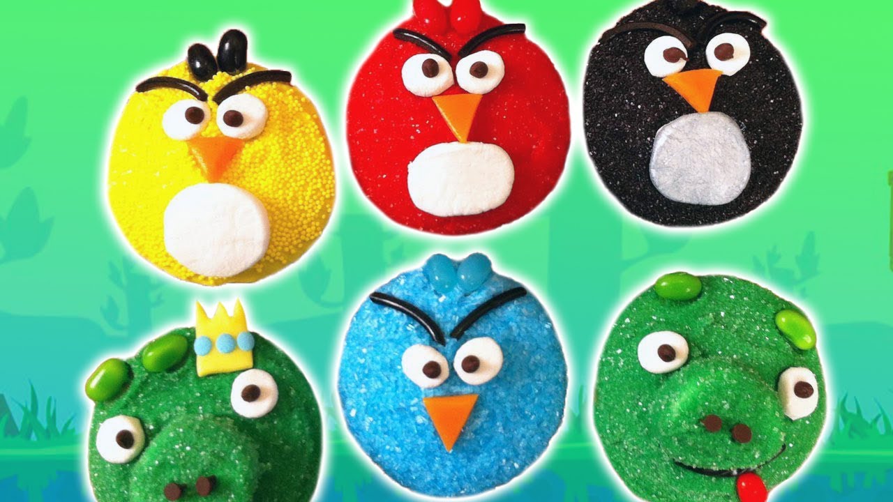 ANGRY BIRDS CUPCAKES - NERDY NUMMIES