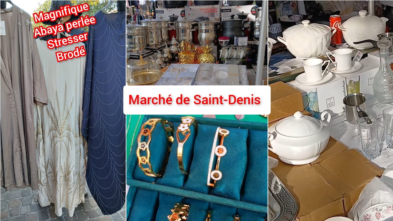 Découvrez ! abaya robe ensemble ❤️ marché de Saint-Denis ❤️ 18 février 2025