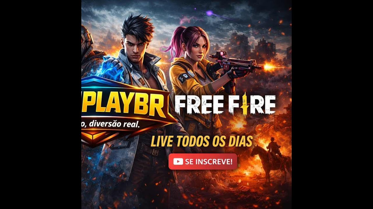 Jogando ff com inscritos