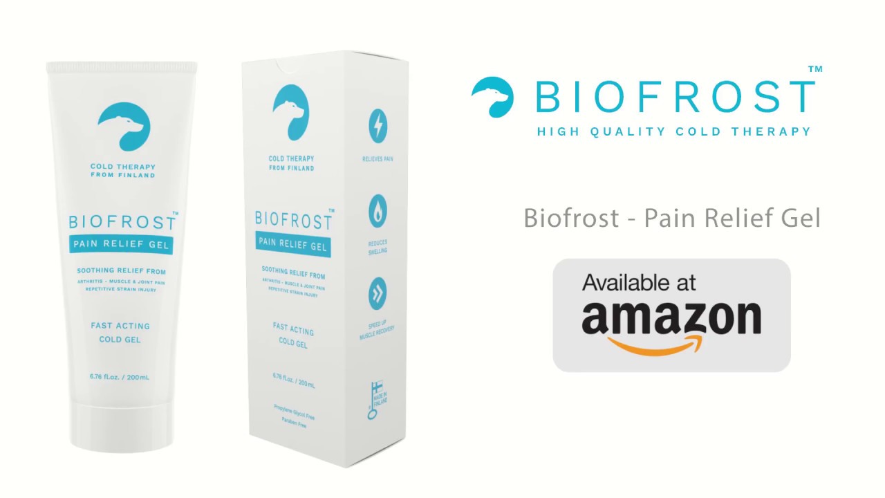 Biofrost Pain Relief Gel - Cold Therapy with MSM