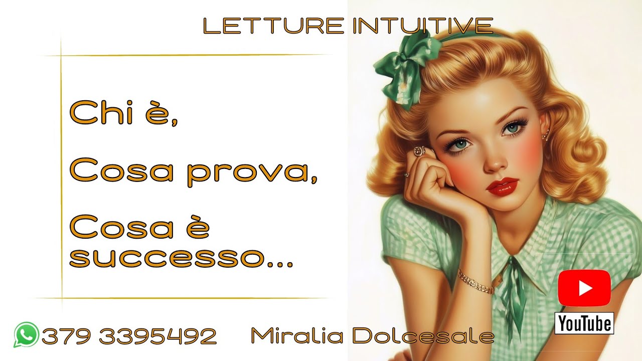 ❤️CHI È❤️ COSA PROVA❤️COSA È SUCCESSO❤️