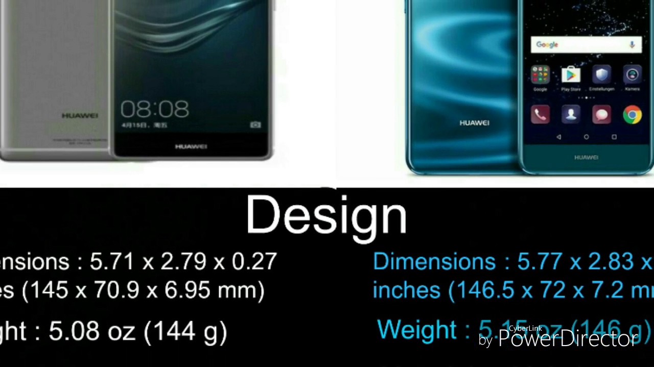 Huawei p9 vs Huawei p10 lite