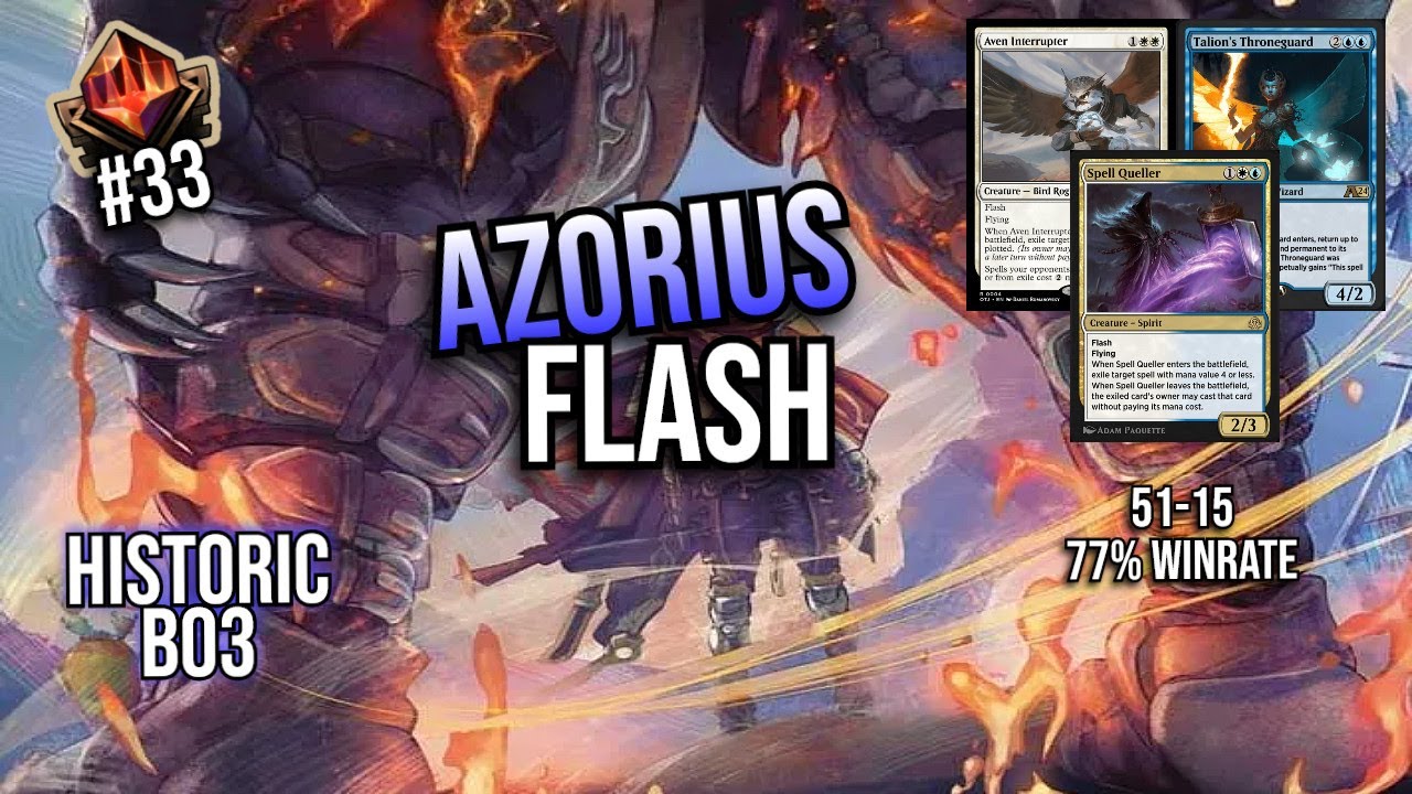 Azorius Flash Deck | Historic Bo3 | Mythic Rank | MTG Arena