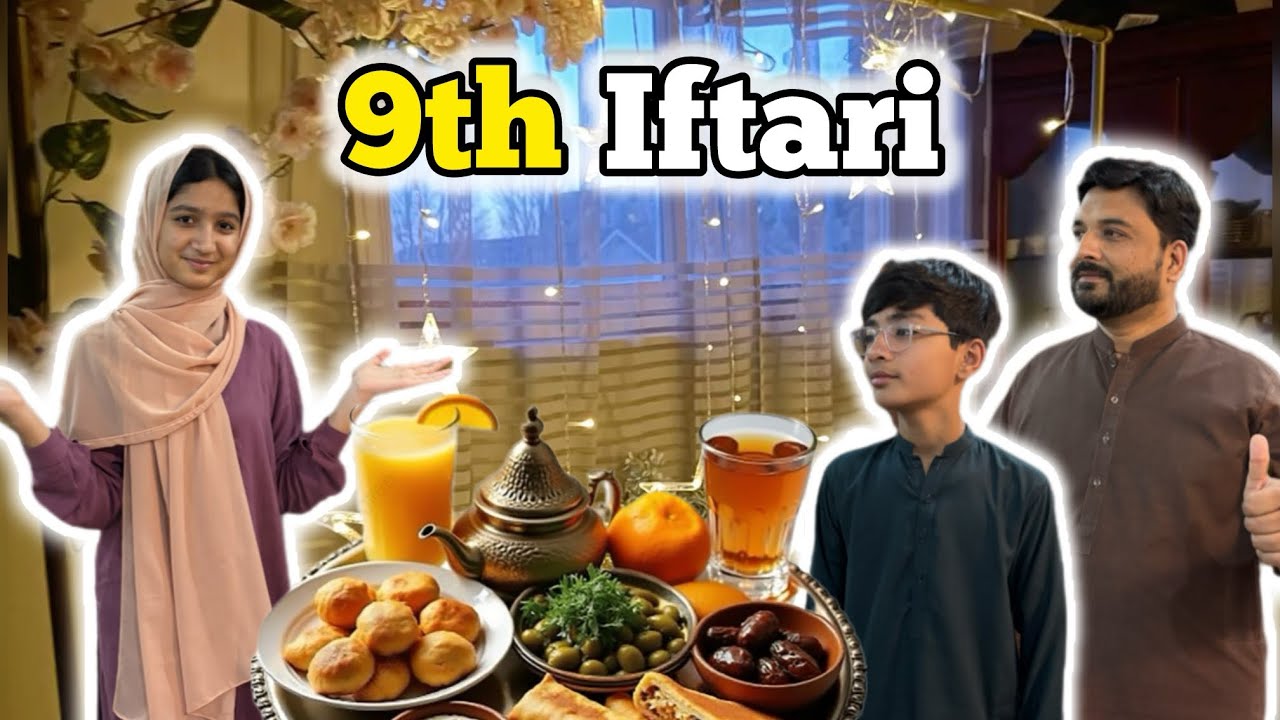 9th sehri and iftari done🎀💗| Met my favourite @laibasherofficial16 ⭐️| Inaya’s World