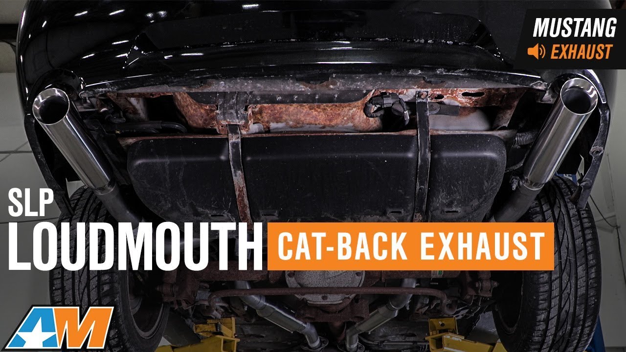 1999-2004 Mustang GT, Mach 1 SLP Loudmouth Cat-Back Exhaust Sound Clip & Install