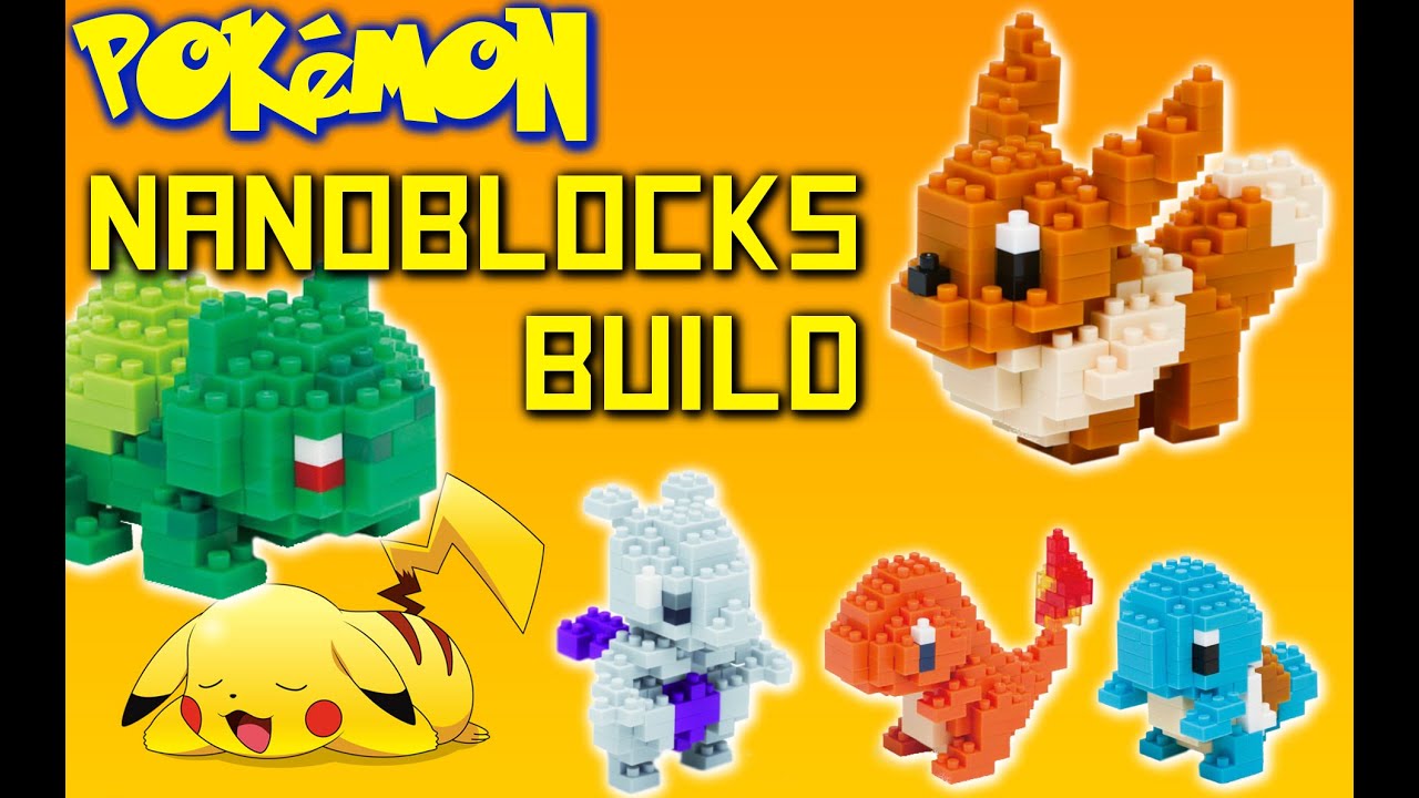 Pok&eacute;mon Nanoblocks - Eevee & Bulbasaur