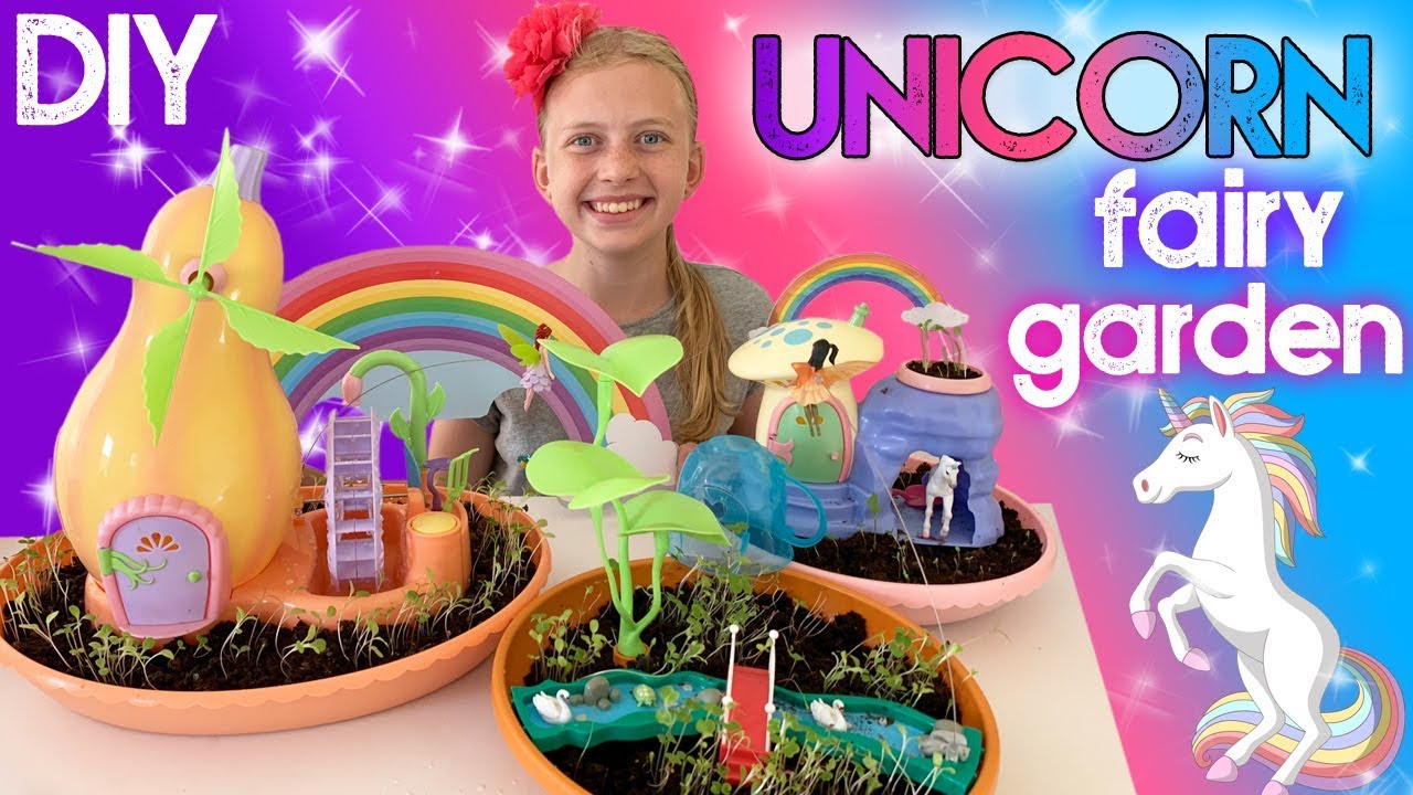 Best Unicorn Fairy Garden EVER!!