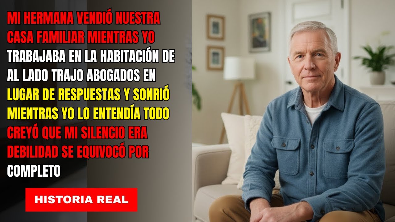 Mi hermana vendió nuestra casa de infancia a mis espaldas, pero nunca esperó mi venganza silenciosa