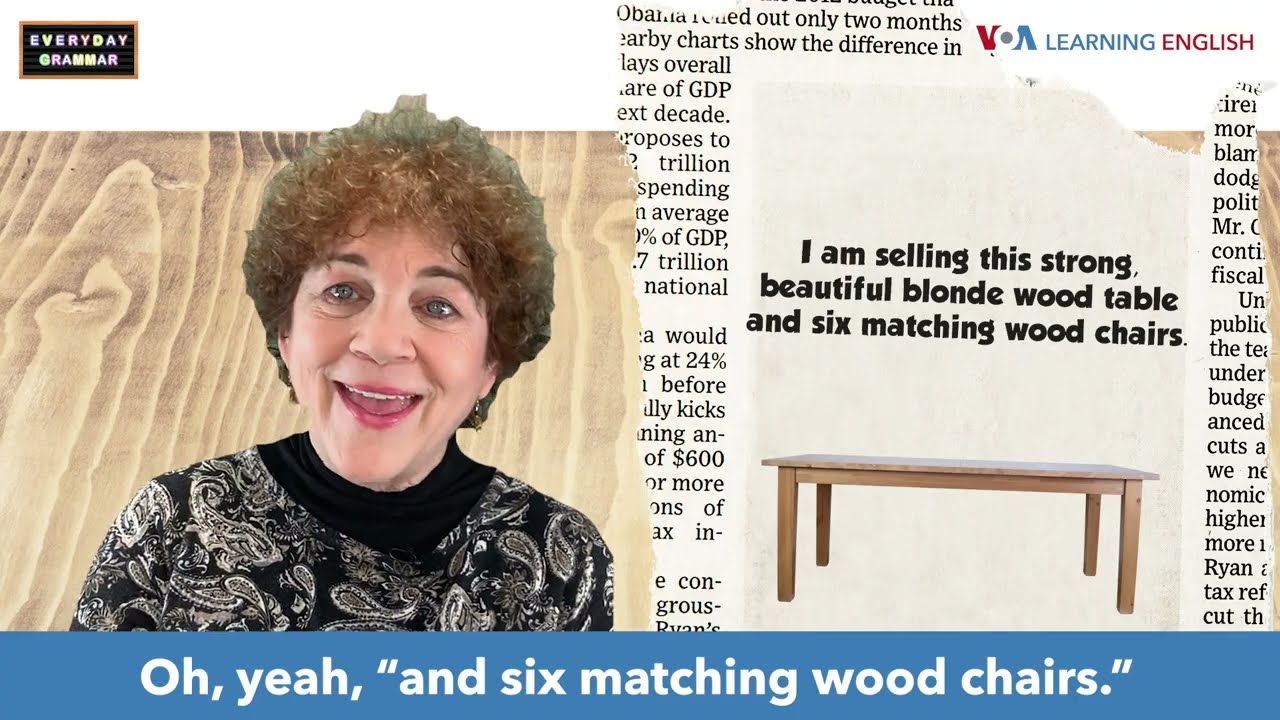Everyday Grammar: Determiners and Adjectives in Descriptions