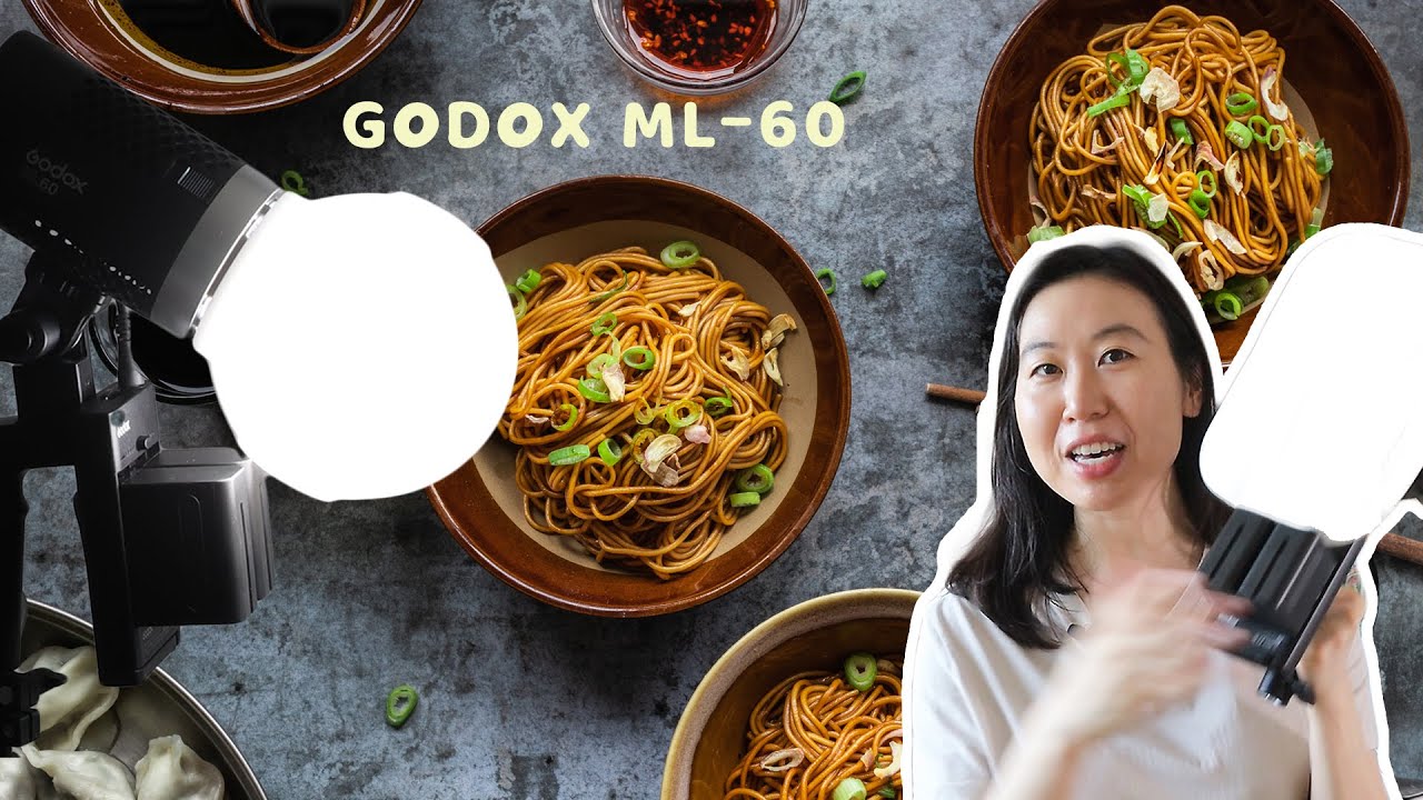 BEST COMPACT & BUDGET STUDIO LIGHT FOR FOOD VIDEOS!! | GODOX ML-60