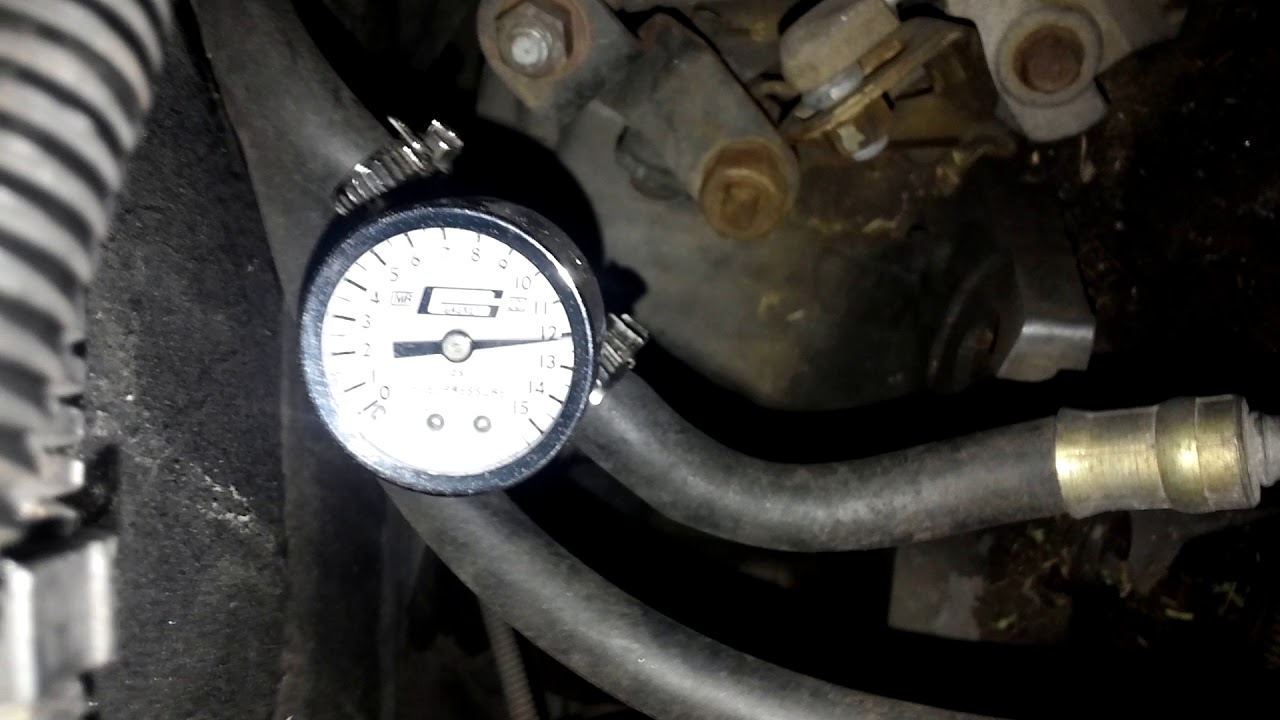 Fiero 84 2.5 duke fuel pressure reading