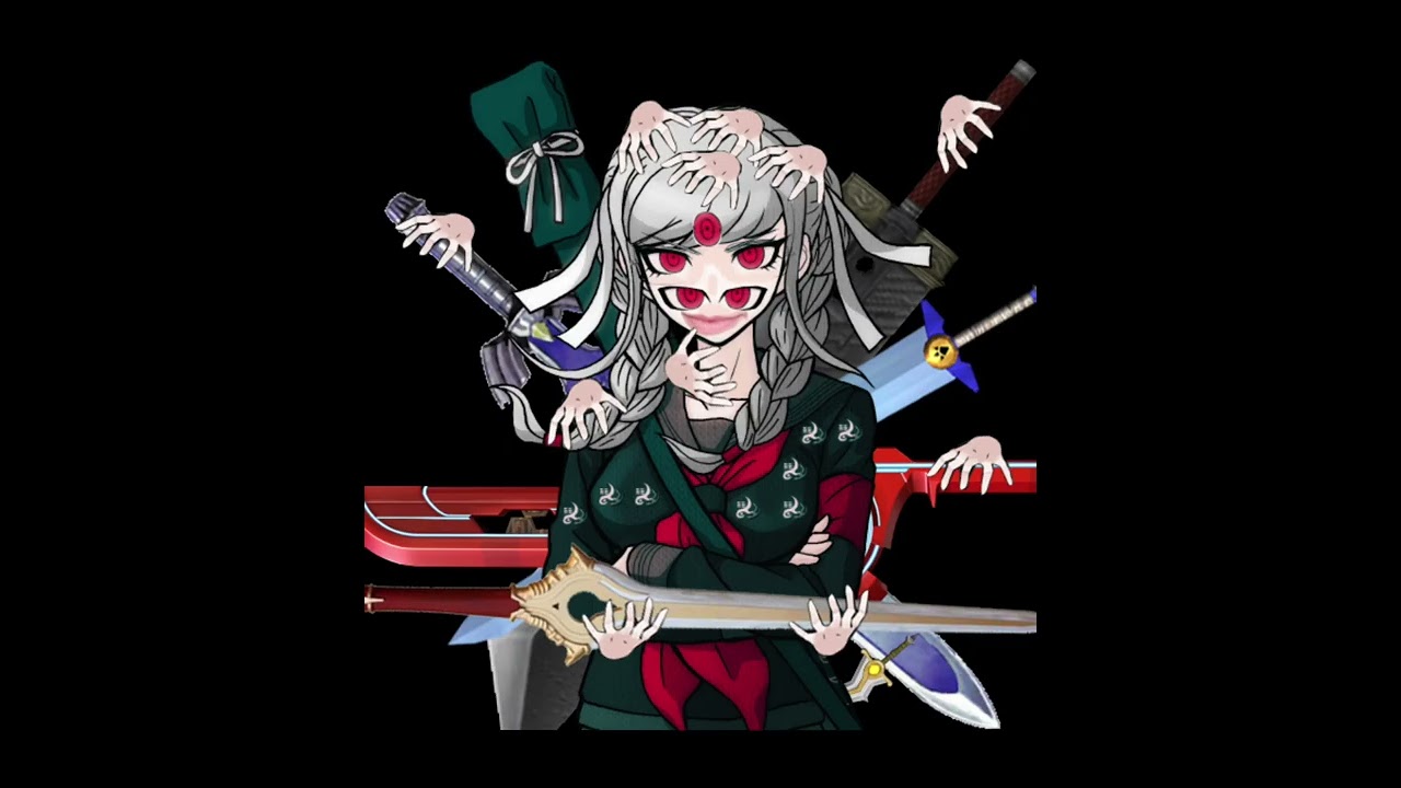 Danganronpa characters saying their names but it’s cursed images