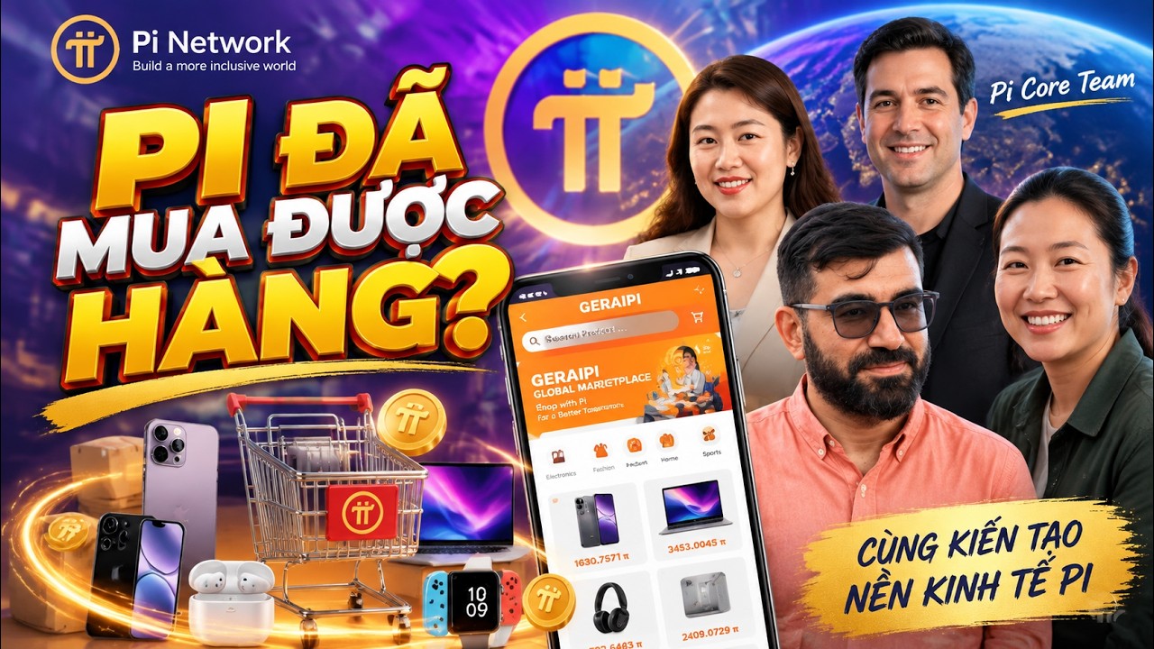Pi Network mới nhất: Pi c&oacute; thể mua điện thoại, laptop? Sự thật về GERAIPI