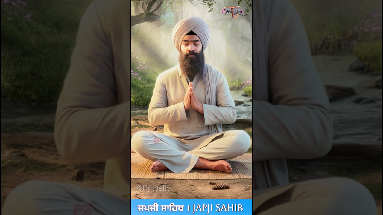 Japji sahib l 134 l #sikhmeditation #motivation #wahegurusimran #nitnempath #canada #japjisahibfast