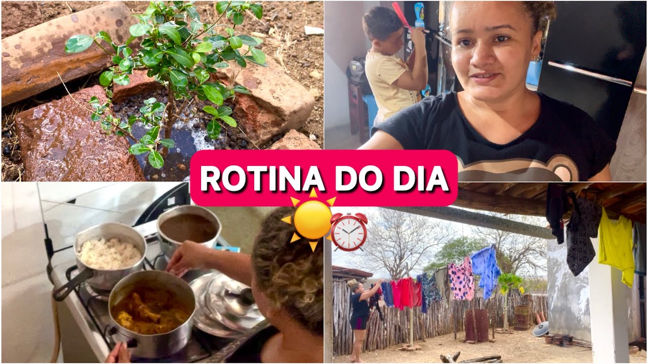 ROTINA DO DIA MORANDO NO INTERIOR DO CEARÁ  