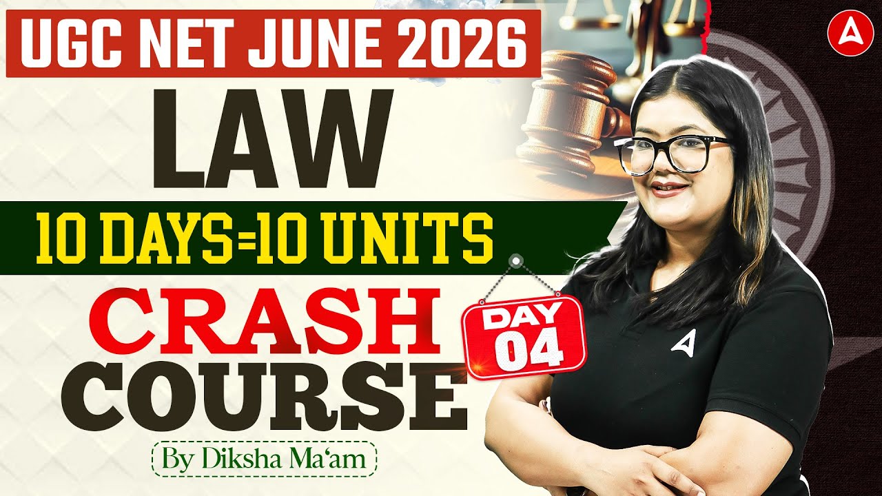 UGC NET Law | UGC NET Law Unit 4 Law Of Crimes In One Video By Diksha Mam