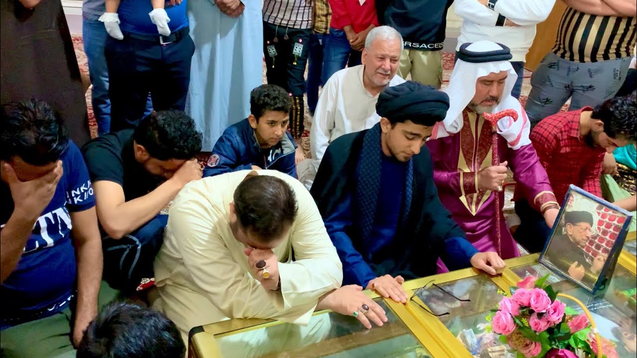 مجلس عزاء عند قبر المرحوم السيد جاسم الطويرجاوي