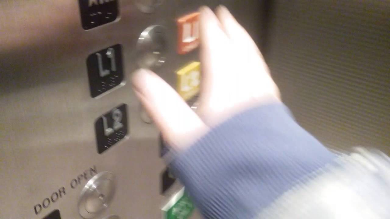 Parkade elevators at Alberta children's hospital
