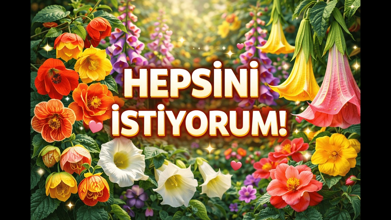 ÇOK İSTEDİĞİM ÇİÇEKLER! ❤️​🌷​🌼​🌺​
