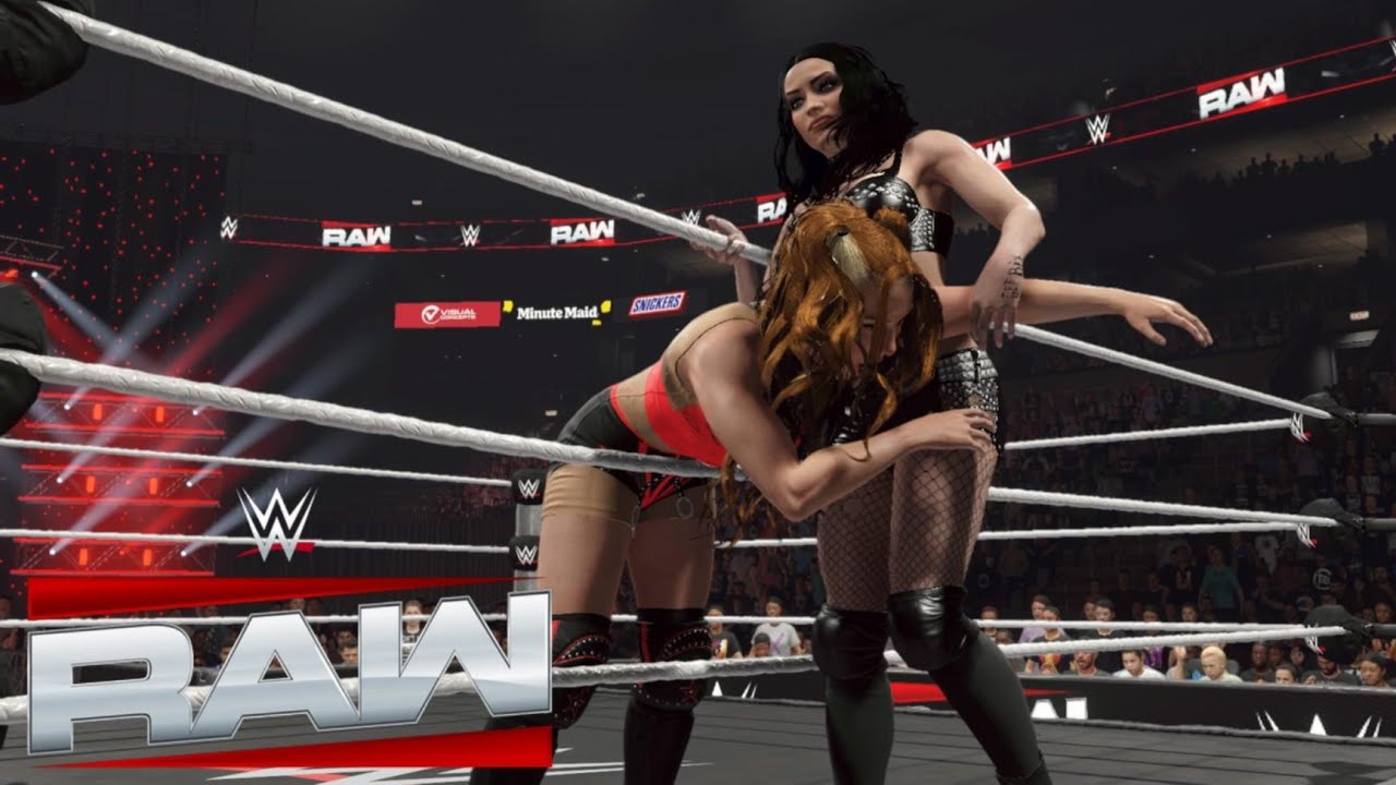 WWE 2K25 RAW - PAIGE CHOOSES HER WRESTLEMANIA OPPONENT AND BEAT ISLA DAWN 