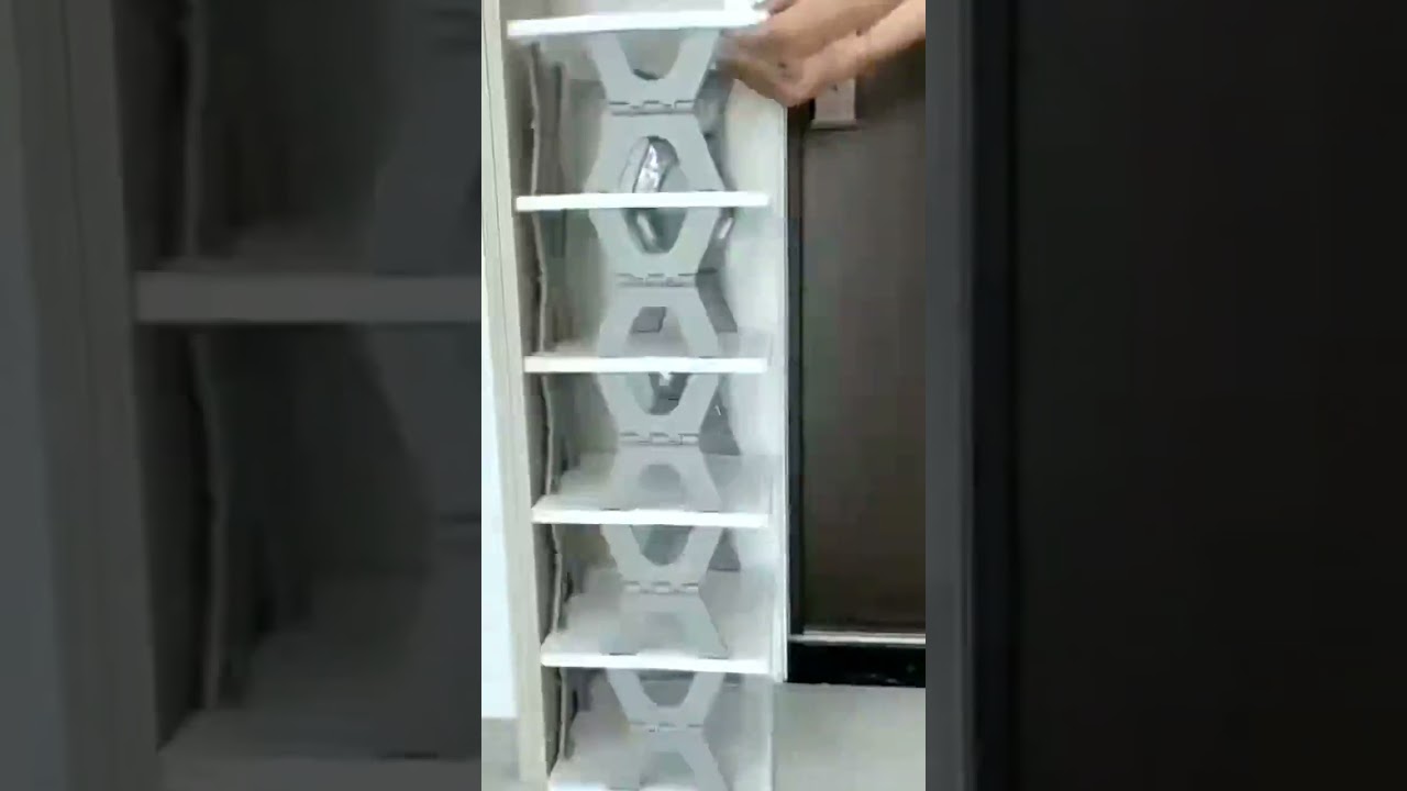 4 & 5 Layer Shoe Rack Stackable Shoe Storage Organizer.